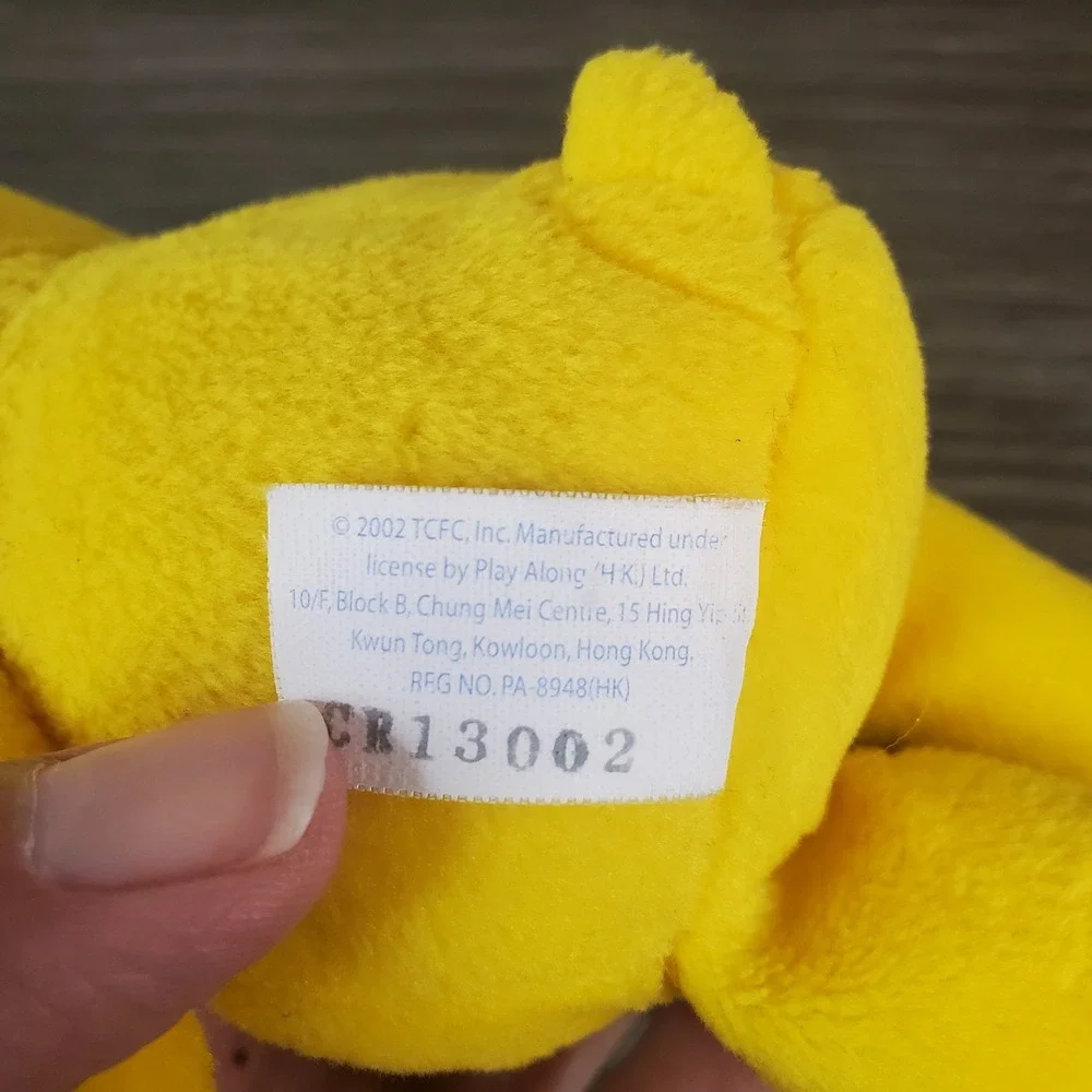 Vintage CARE BEARS 2002 Yellow Sun FUNSHINE Plush 8